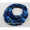 100% Polyester fashion printed infinity scarf